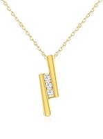 Friendly Diamonds Conjunto de cadena y colgante FDPXP9006Y Oro Amarillo