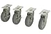 Caster Set (4 Swivel/2 Locking)