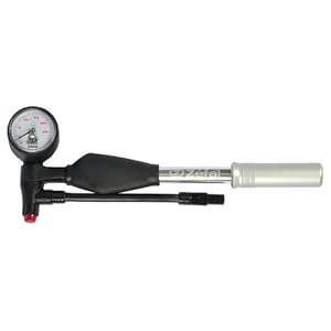 Zefal Z Shock - Bomba de alta presión para bicicletas, color plateado