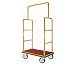 Luggage Cart with Red Carpet