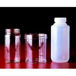 Flint Glass Gas Collecting Bottles