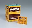 Bayer&laquo; aspirin- 50 2-packs- 100 tablets per dispenser box At Home Emergency