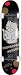 Littlepaw Perverted Monkey Black Complete Skateboard - 7.75 W/ Black Trucks & White W...