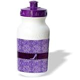 Doreen Erhardt Animal Print Collection - Purple Cheetah Print and Stiletto Heel - Water Bottles