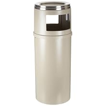 Rubbermaid Commercial Classic Ash/Trash Can with Doors, Round