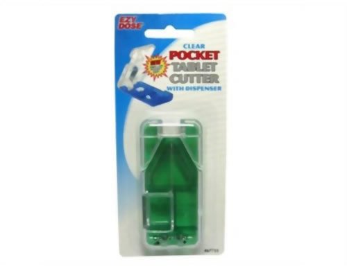 Ezy Dose Clear Pocket Tablet Cutter with DispenserB001KYVOJQ