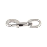 Nickel Plated Swivel Eye Bolt Snap 225Z