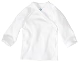 Sanetta 307500 - Flügelhemdchen / Wickelshirt langarm, Basic Collection, Organic Cotton weiss