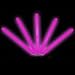 Lumistick 6 Inch Standard Glow Sticks with Strings - Kids Safe & Non-Toxic Light Up Sticks - Illuminating Luminescent Bulk Sticks - Glows in The Dark Chem Lights (Pink, 25 Glow Sticks)