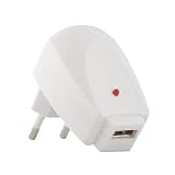 Produkt-Bild: 110V- 230V V Volt auf USB Netzteil Stecker Ladegeraet weiss, 1000mAh