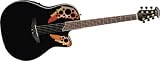 Ovation Celebrity Deluxe CC44 Acoustic-electric Guitar, Black