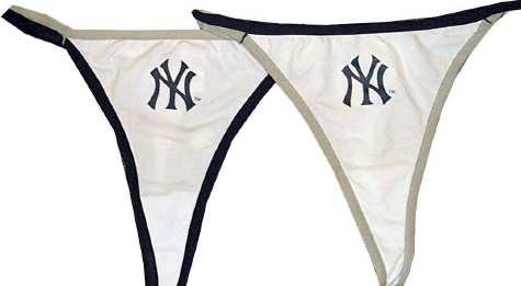 New York Yankees Thong 2 Pack for women - Buy New York Yankees Thong 2 Pack for women - Purchase New York Yankees Thong 2 Pack for women (WebUndies, WebUndies Lingerie, WebUndies Intimate Apparel, Apparel, Departments, Women, Intimate Apparel, Lingerie, Panties, Thongs)