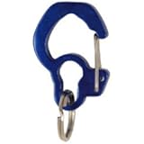 Rubit The Easy Dog Tag Curve Shape Switch Clip, Large, 1.3-Inch Diameter, Blue