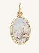 Gold Plated Religious Medal - Baptism