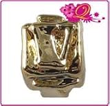 Quiges Beads Charms alphabet letter V