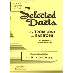 MusicalInstruments: Selected Duets Trombone or Baritone Songbook Volume 1 Easy Medium