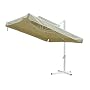 10' Square Offset Umbrella - Beige