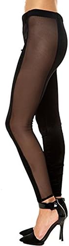 Women's Marialia Mesh Panel Leggings Black XL