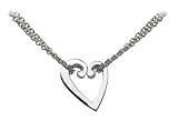 Image of Kit Heath Sterling Silver 90ASHP Ladies Open Heart Necklace on Double Strand with Toggle Fastening