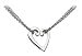 Kit Heath Sterling Silver 90ASHP Ladies Open Heart Necklace on Double Strand with Toggle Fastening