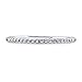 BERRICLE Sterling Silver Round Cubic Zirconia CZ Wedding Bridal Anniversary Half Eternity Band Ring