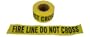 Jackson 3006625; tape barr yel fldnc [PRICE is per EACH]