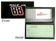 Dale Earnhardt Jr. #88 Embroidered Leather Checkbook Cover - NASCAR Sports Merchandise