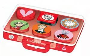 Charlie and Lola Rubber Stamps Set