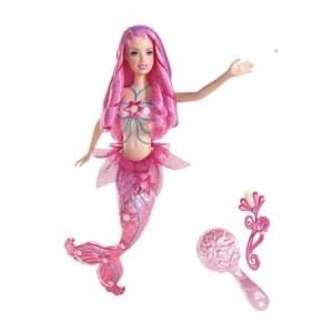 Barbie Fairytopia Pink Color Change Mermaid Doll by Mattel