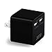 JOTO Dual Ports USB Wall Charger Power Adapter with Smart IC Intelligent High Speed Charging (17W/3.4A), Portable USB Travel Charger for Apple, Android and all other USB Powered Mobile Devices (2 Port USB Travel Charger) (Black)