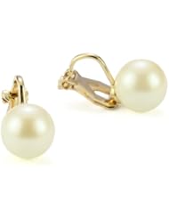 Carolee "Pearl Basics" Simulated Pearl 10mm Pearl Clip Earrings