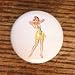 A VARGAS PINUP GIRLS CALENDAR GIRL - OCTOBER 1948 - DRAWER PULLS KNOBS