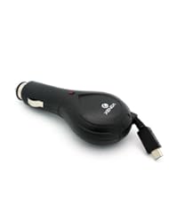 Wireless: Retractable Car Charger Vehicle DC Socket Micro USB Power Adapter for Nokia Lumia 430 520 521 530 535 635 640 XL 710 810 820 822 830 925 928 1020 Icon 920 925 - 1520 1320, Huawei Ascend P6 P7, Galaxy Round, Alcatel OneTouch Idol Mini - Xenda