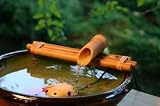 Bamboo Accents 10210 3-Arm 18 Inch Water Spout with Pump