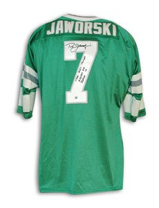 Ron Jaworski Signed Philadelphia Eagles Jersey - 1980 NFC Champs, Eagles 20 Dallas 7