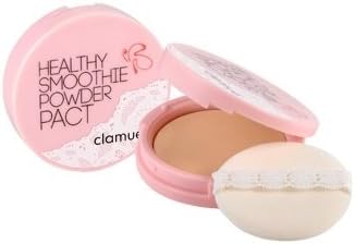 KOREAN COSMETICS, INEL Cosmetics_ clamue, Healthy smoothies powder Pact #NO.21 Healthy nude 10.5g (sebum control, neat type, natural makeup, moisturizer) [001KR]