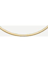4mm Light Omega Necklace 16"
