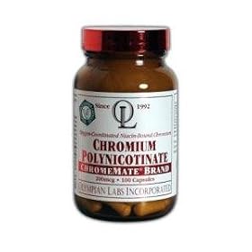 Chromium Polynicotinate 200mcg 100 Count by Olympian Labs