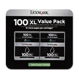 100XL Black High Yield Return Prog Ink Cart Twin-pk Black Black