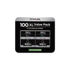 Lexmark 14N0683 100XL Return Program Twin Pack Black Ink Cartridgethumbnail