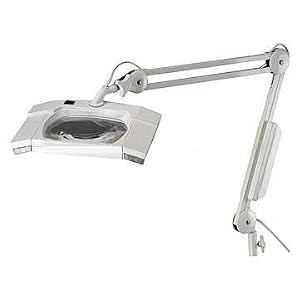 Spring-Arm Magnifier Lamp – Clamp Style – 5 x 7 Lens