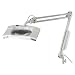 2-in-1 Spring-Arm Fluorescent Magnifier Desk Lamp - Large 7
