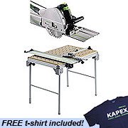 Festool Package Deal TS 55 EQ Plunge Cut Saw with MFT 3 Multifuntion Table to buy