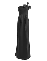 One Shoulder  Chiffon/Polyester Evening Dress/Homecoming Dress/Bridesmaid Dress/Prom Dress  With a Bow(s)