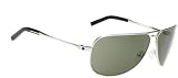Spy Wilshire Silver Grey Green Aviator Sunglasses by Spy Optic