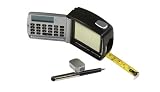 5-in-1 Multi-Function Tape Measure with Calculator, LED Light, Pencil and Notepad