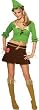 Secret Wishes Sexy Scarecrow Costume Officially Licensed Wizard of Oz Costume (DIFFERENT than pictured, see details)