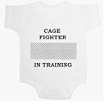 Cage Fighter in Training (2) Baby Ultrasoft Onesie