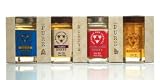 The Savannah Bee Company Gourmet Honey Sampler- Winter White Honey, Tupelo Honey, Organic Acacia Honey, Raw Honeycomb