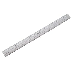 Acme United E-10113 00 Schneidelineal aus Metall, 50 cm, silber